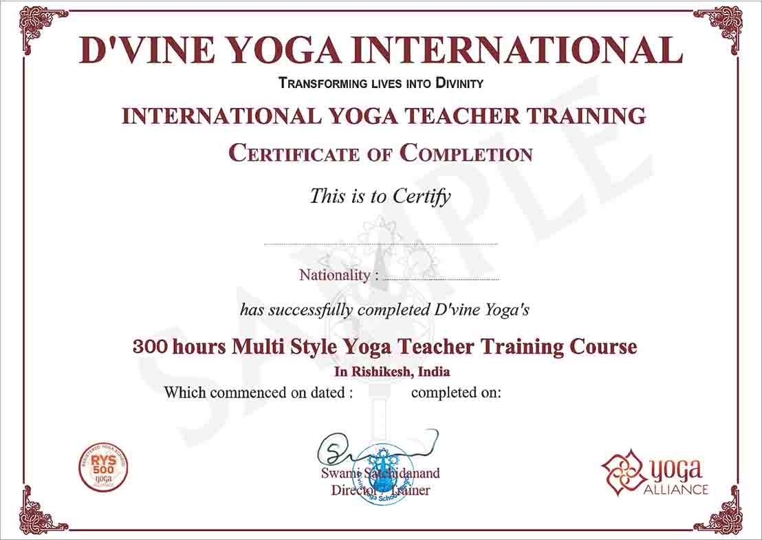 yoga courses in Rishikesh